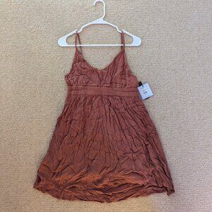 O'Neill Kenzie Dress in Rustic Brown Small